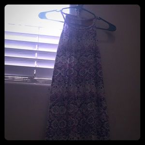 Arizona Jean Co Low front Long back Purple Dress